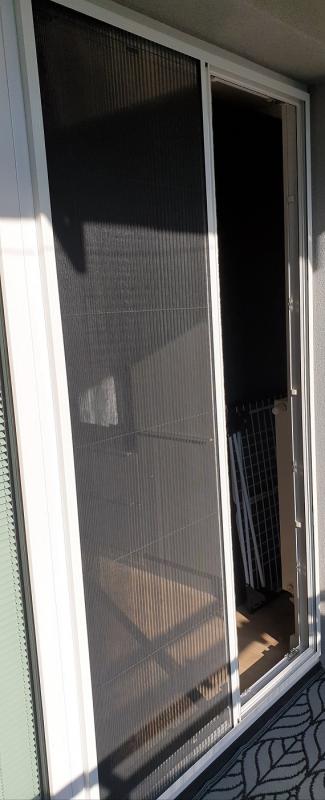 Plisé sieť na balkónové dvere